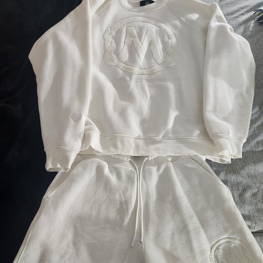 Mamba Day Limited Edition Mamba Mambacita Sweatshirt And Short Set White L